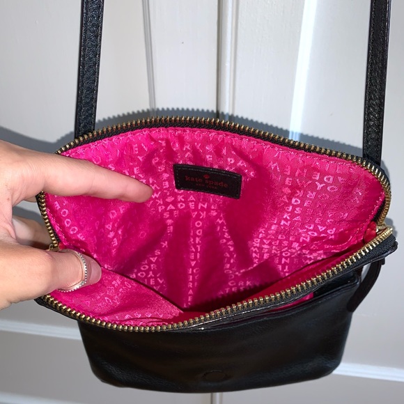 Kate Spade black crossbody purse - Picture 3 of 4